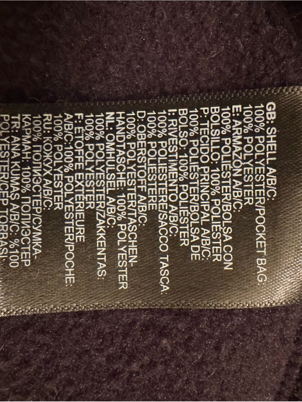 The North Face Black Half-Zip Fleece Pullover Jacket S/P - Picture 3 of 5